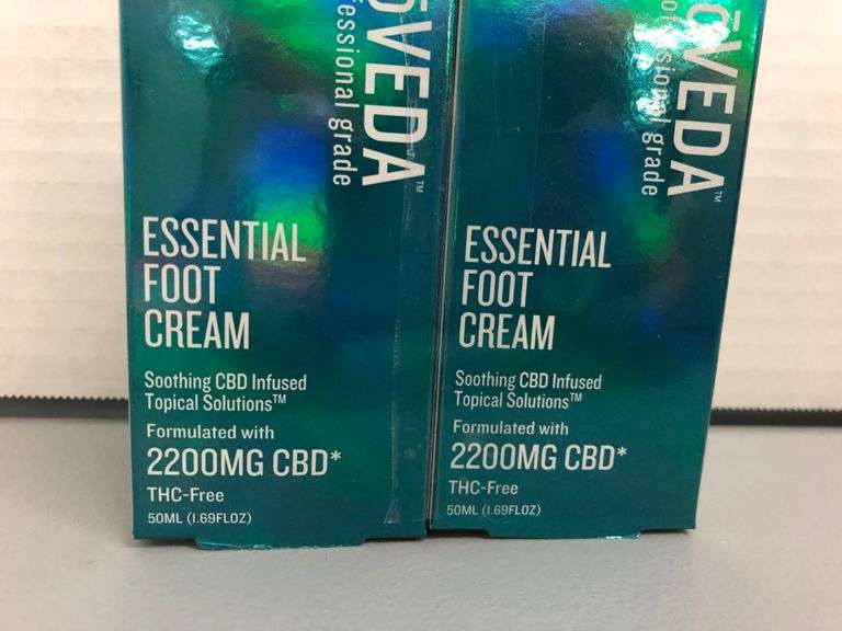 2) Proveda Essential Foot Cream Professional Grade CBD Infused