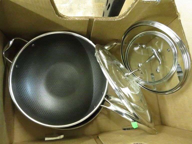 * Hexclad Seven Piece Cookware Set