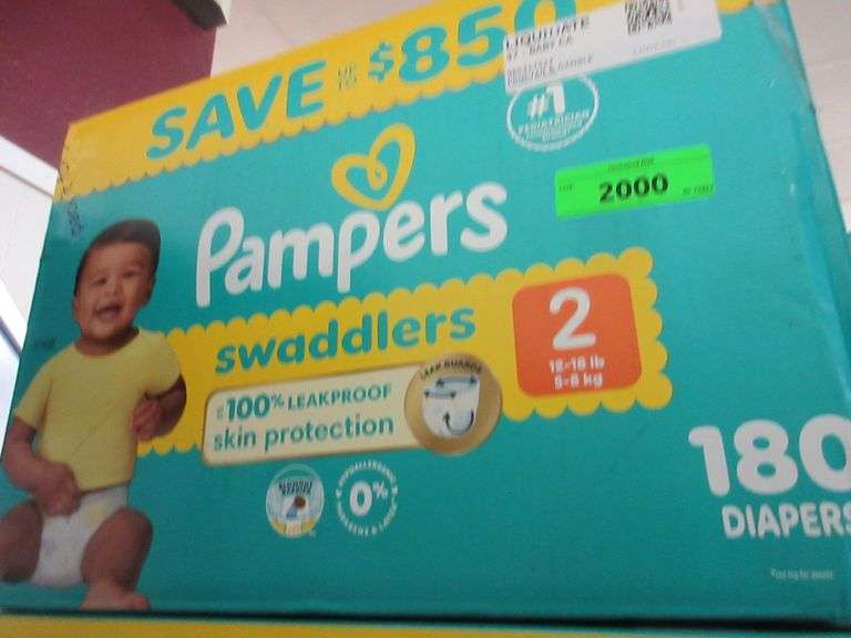 2) Pampers Swaddlers Size 2