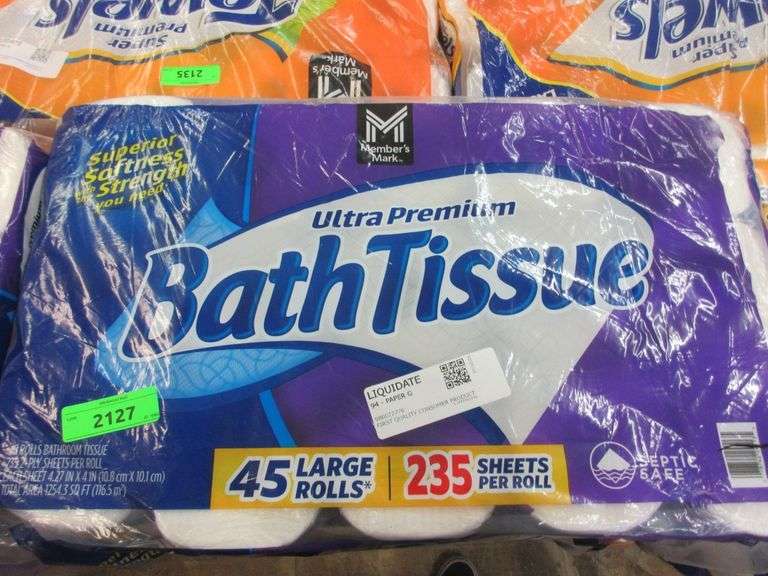3) Ultra Premium Bath Tissue
