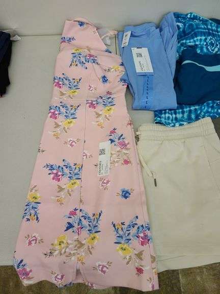 8) Women's Dress, Shorts, Pleated Skirt, Tank Dress, Tankini Set, Shirt