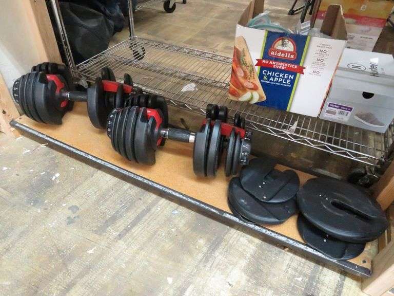 * 2) Bowflex SelecTech Adjustable Dumbbells