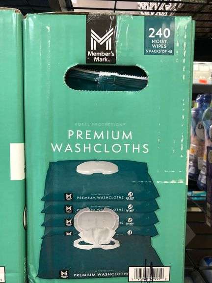 2) Premium Washcloths
