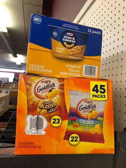 Kraft Easy Mac, Goldfish Baked Crackers