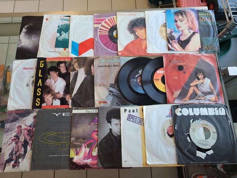 21) Vinyl Records - Madonna, Sheena Easton, Rita Coolidge, Foreigner, Loverboy and More