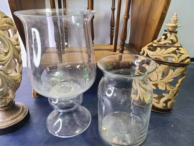 Magazine Holder, and Assorted Vases