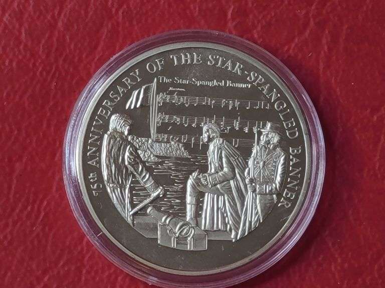 Anniversary of the Star Spangled Banner Coin, Abraham Lincoln "Life and Legacy" Coin, Dwight D. Eise