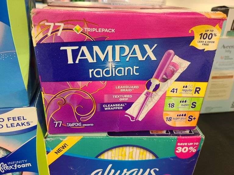 Tampax Radiant, Always Liners