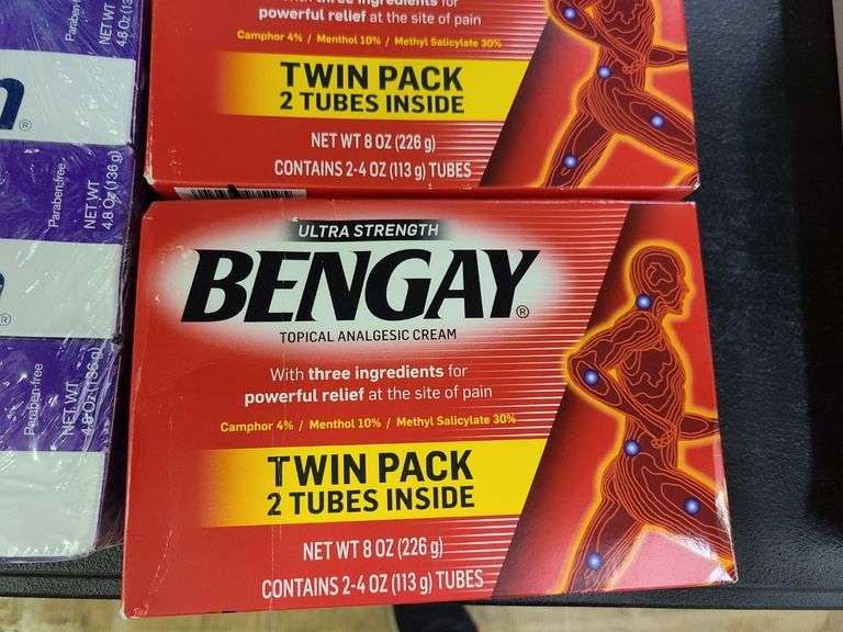 Scope, Bengay, Desitin