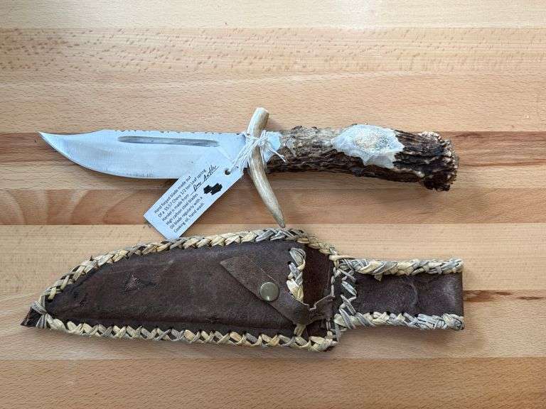 Deer Antler Hunting Knife
