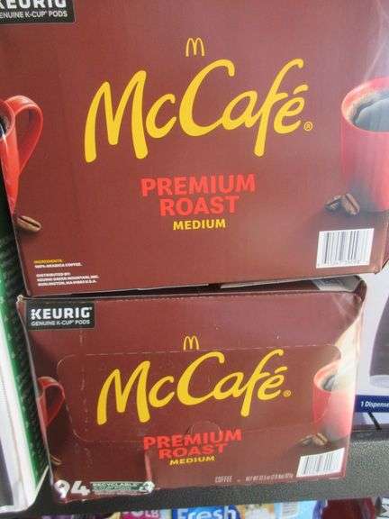 2) McCafe Medium Premium Roast K-Cups