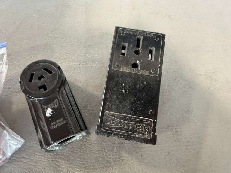 Metal Wheel Chocks, Surface Mounting Receptacle, Dryer Receptacle