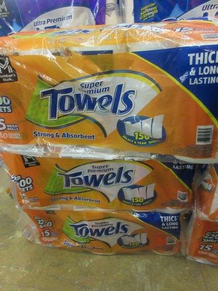 3) Super Premium Paper Towels