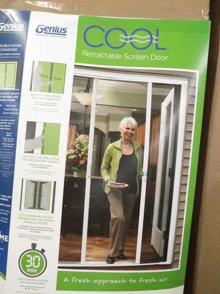 Genius Retractable Screen Door