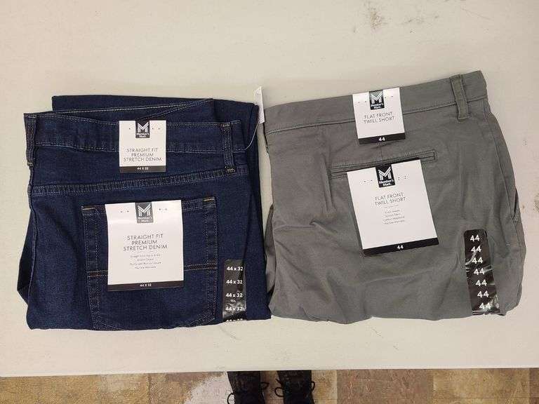 Stretch Denim Jeans and Twill Shorts