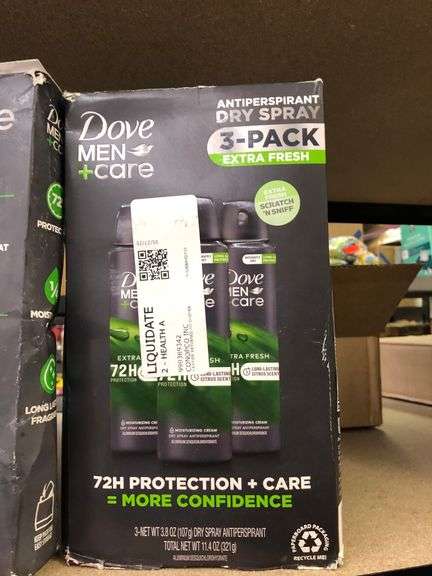 Dove Men Dry Spray Antiperspirant 3pk, Dove Men Antiperspirant 4pk, Dove Men Soap Bars