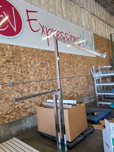Pallet with Retail Display, Wood Panel