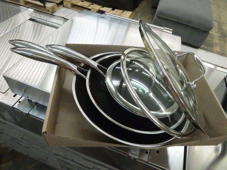 * Hexclad Fry Pans with Lids