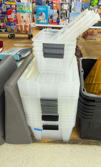 * Plastic Storage Totes