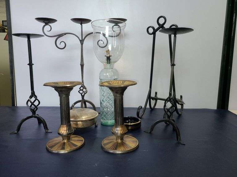 Candle Sticks, Lantern, Plate Holder