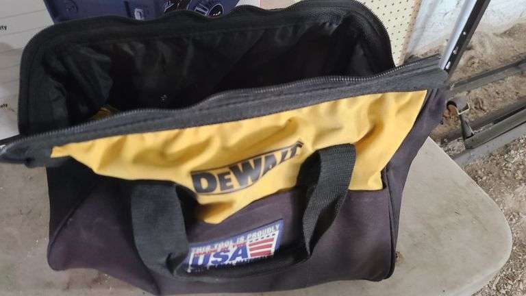 DeWalt Tool Bag, Drill, Saw Blade