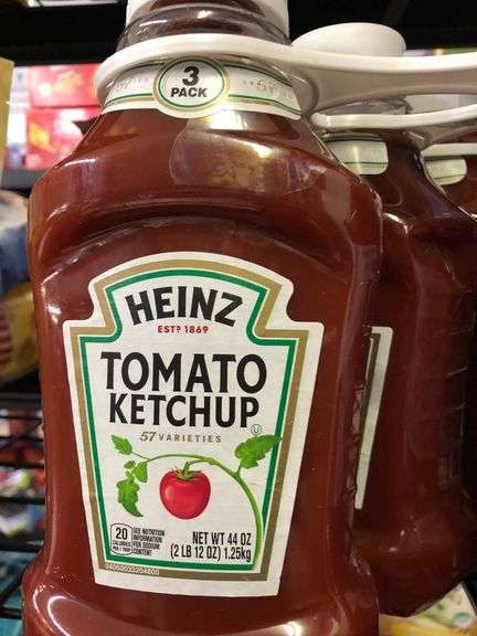 2) Heinz Tomato Ketchup 3pk