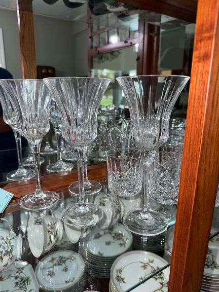 Crystal Stemware, Vase, Toothpick Holder, S&P