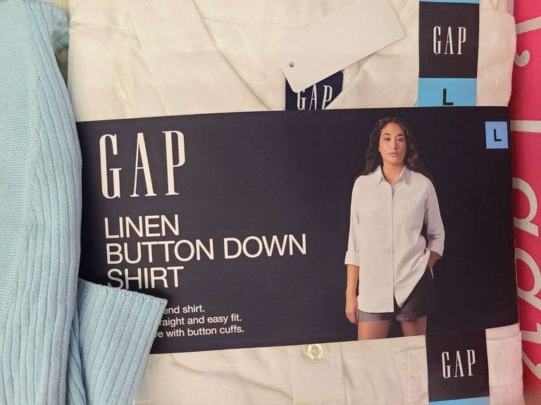 8) Button Down Shirts, Pleated Skirt, Gauze Dress, Cardigan, Shorts, Tank Dress