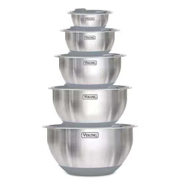 Viking 10-Piece Stainless Steel Bowl Set