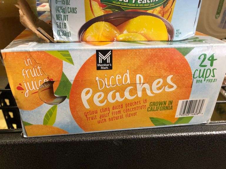 Mott's Applesauce 3pk, 2) Del Monte Sliced Peaches, Diced Peaches