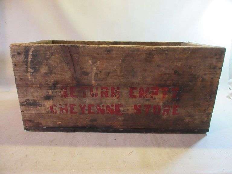 Cheyenne Store Wood Crate