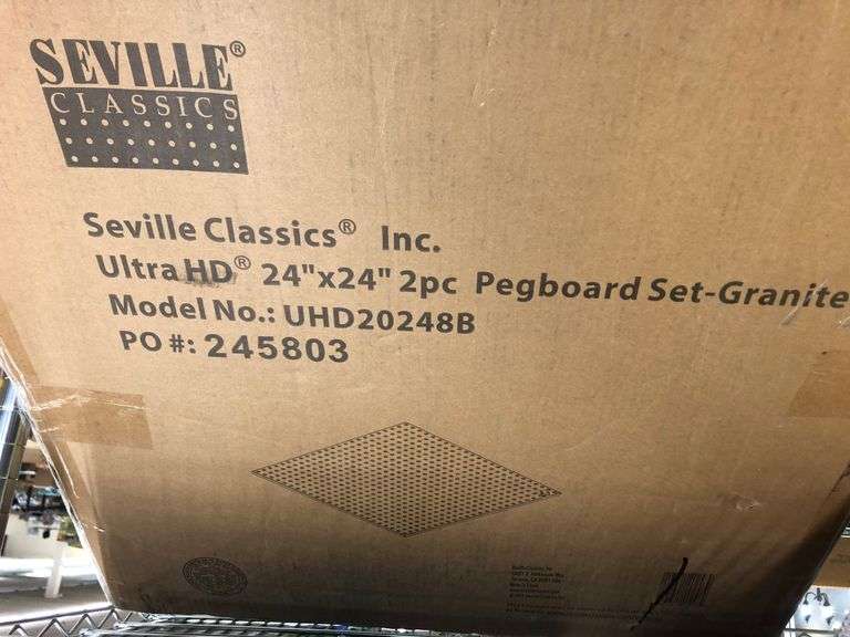 Seville Classics Pegboard Set