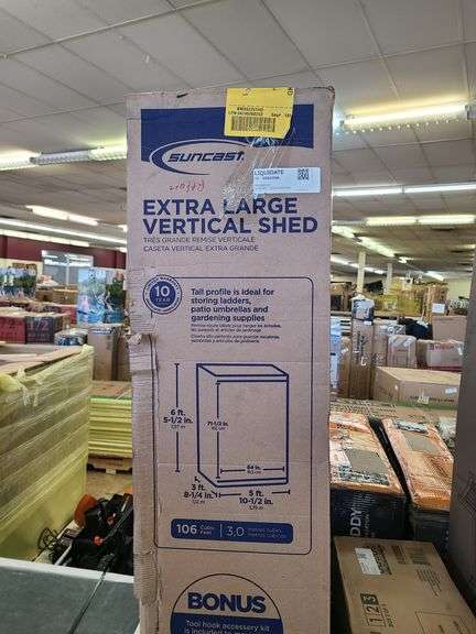 Suncast Extra Large Vertical Shed