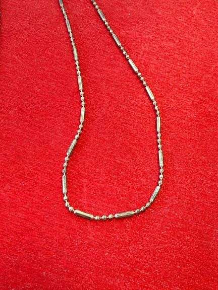 3) Necklaces, Watch