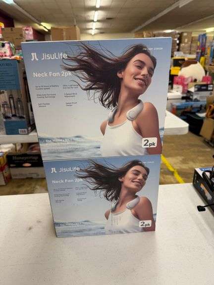 2) Jisulife Neck Fan Two Packs