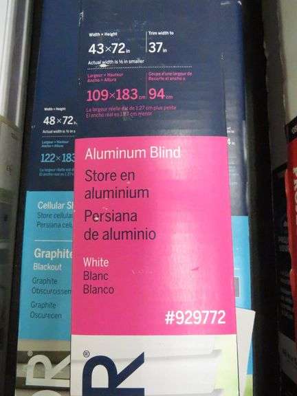 Levolor Blind, 2) Levolor Cellular Shade