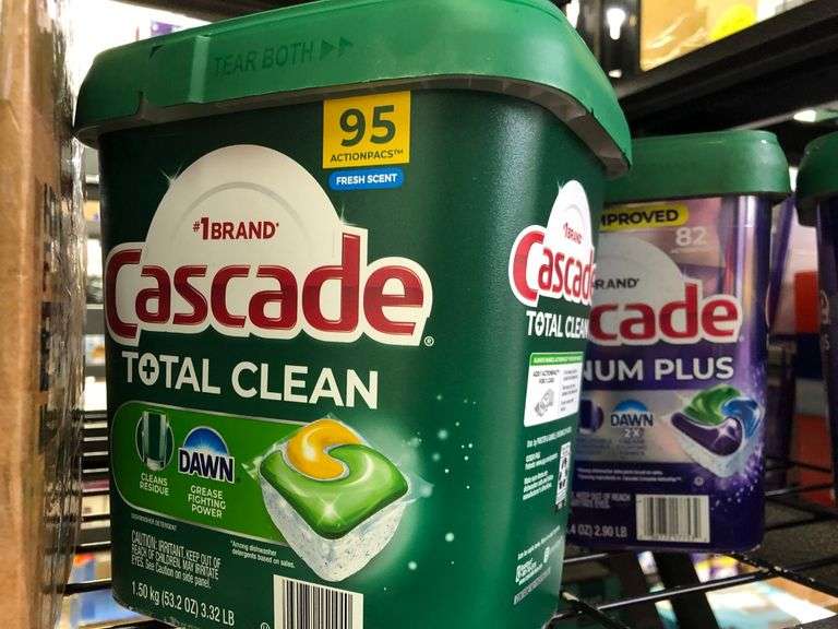 2) Cascade Platinum Plus, Cascade Total Clean