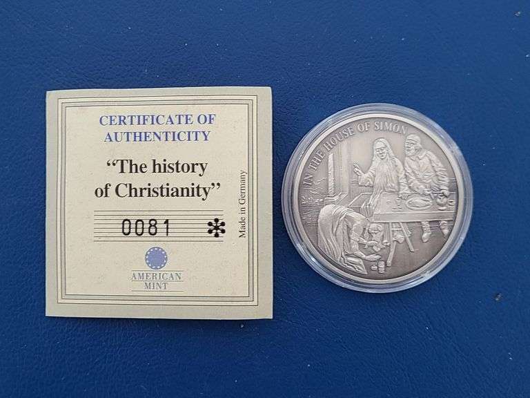 In the House of Simon 999 Silver American Mint Coin