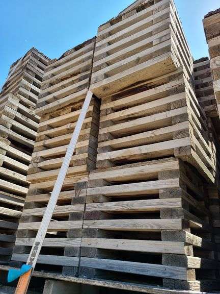 13) Wooden Pallets