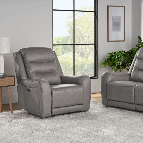 Cooper Power Reclining Leather Chair