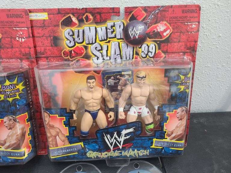 Summer Slam 99 WF Action Figures, WCW Keychains