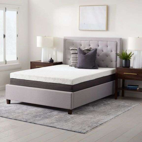Twin Lucid Limited 4" Gel Memory Foam Topper with Cover