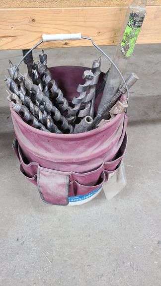 Bucket of Auger Bits