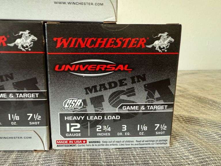 3) Twinchester 12gauge Heavy Lead Load Ammo