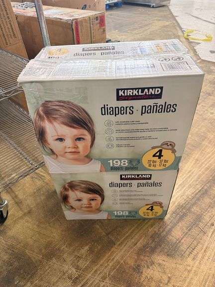 * 2) Kirkland Diapers