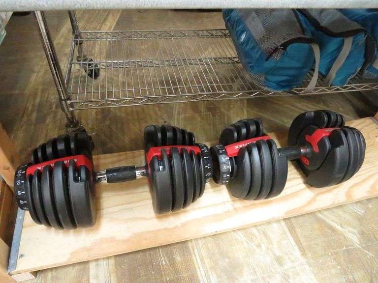 * 2) Bowflex SelecTech Adjustable Dumbbells