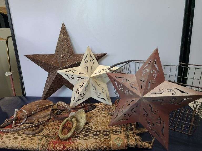 3) Stars, Storage Basket, Tapestry, Decorative Hook, Horse Bridle
