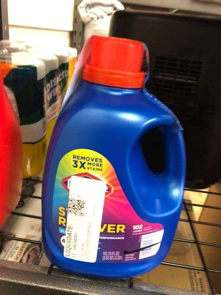 Tide Detergent, Clorox Stain Remover