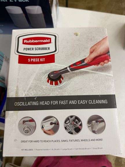 Rubbermaid Power Scrubber Five Piece Kit