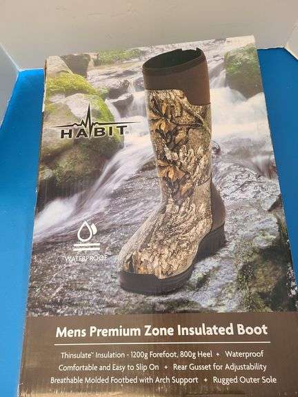 Habit Men's Premium Zone Insulated Boots, Camo